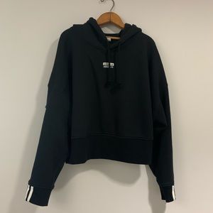 Adidas Black Cropped Women’s Hoodie XL